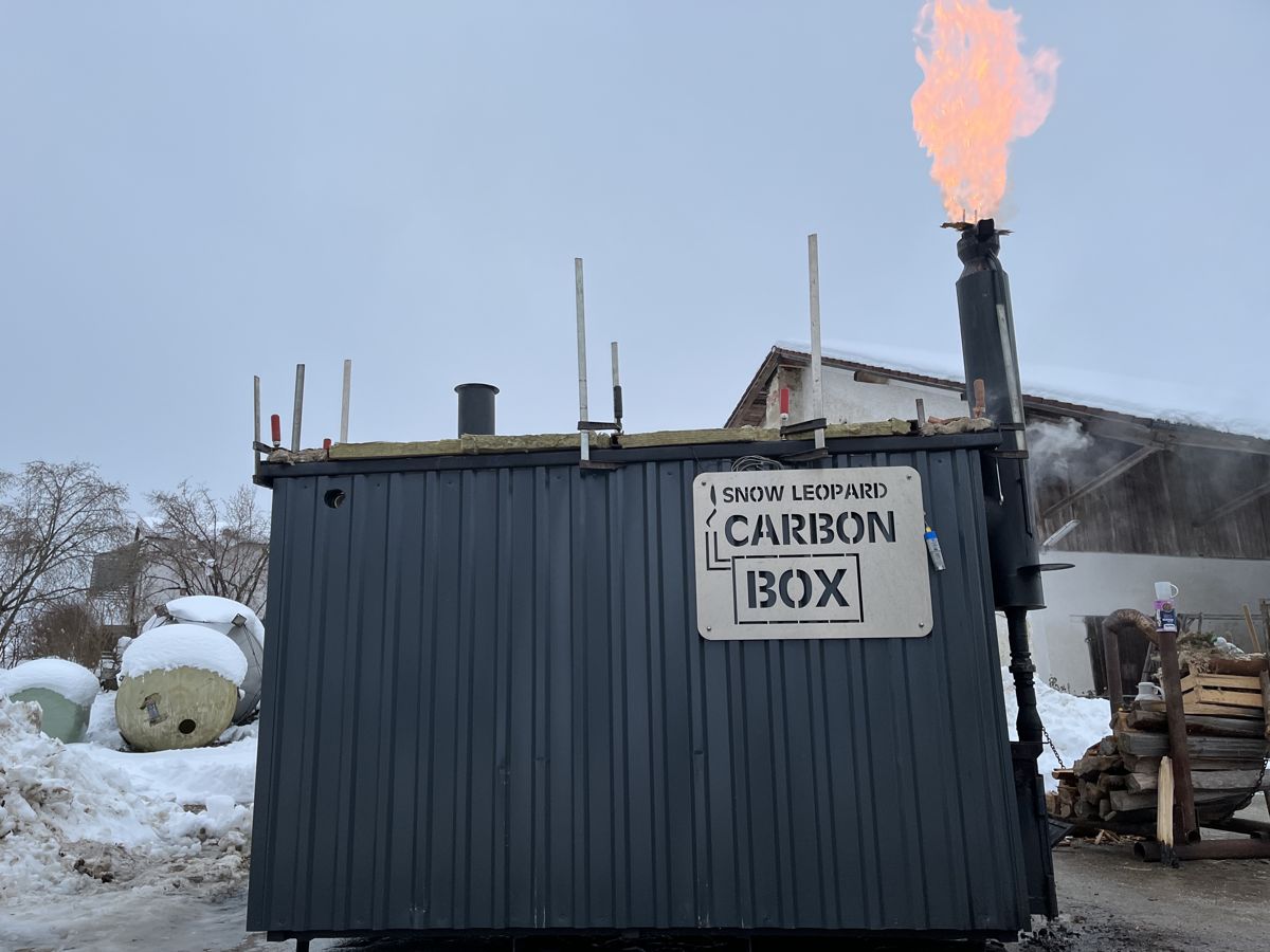 Prototyp der Snow Leopard Carbon Box im Betrieb